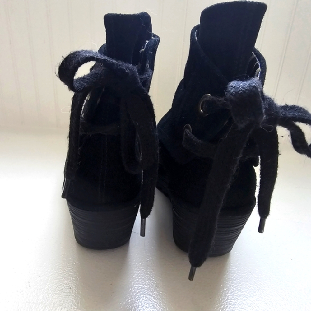 Fly London Black Suede Boots - Picture 4 of 4